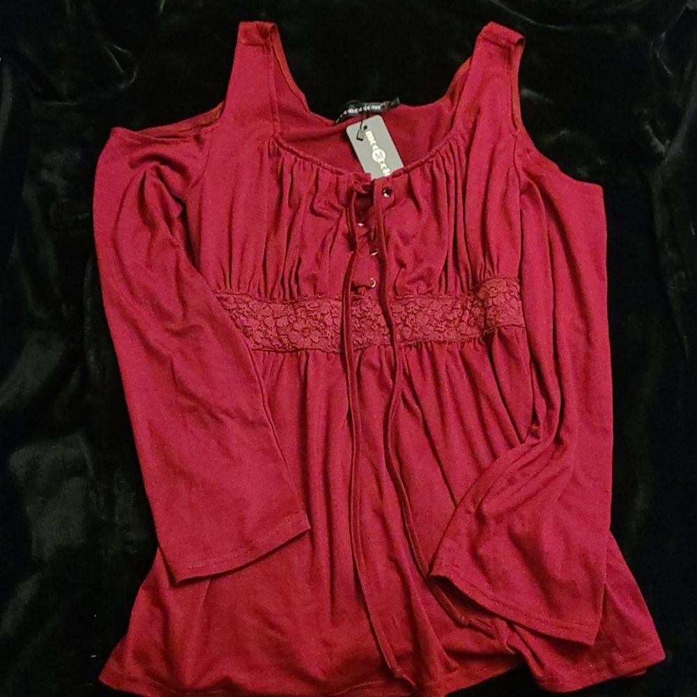 Cold Shoulder Blouse